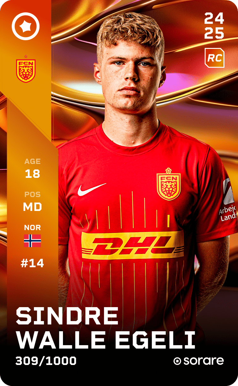 Sindre Egeli 2024-25 • Limited 309/1000