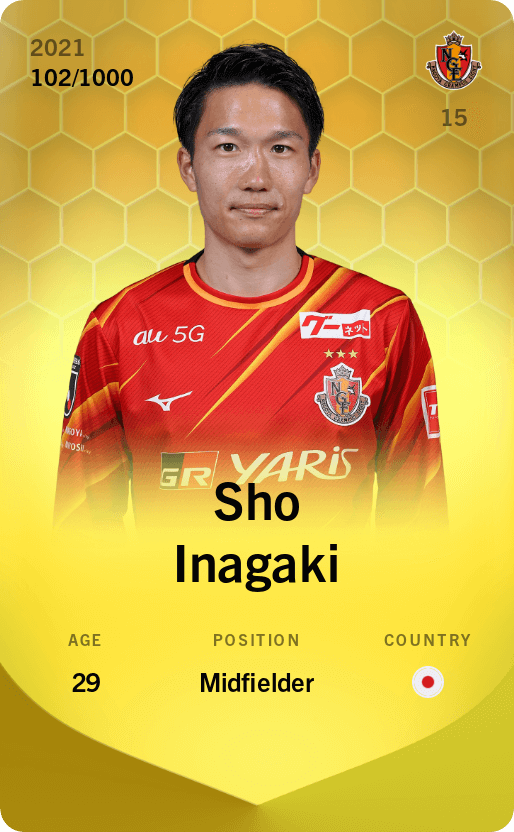 Sho Inagaki 2021-22 • Limited 102/1000