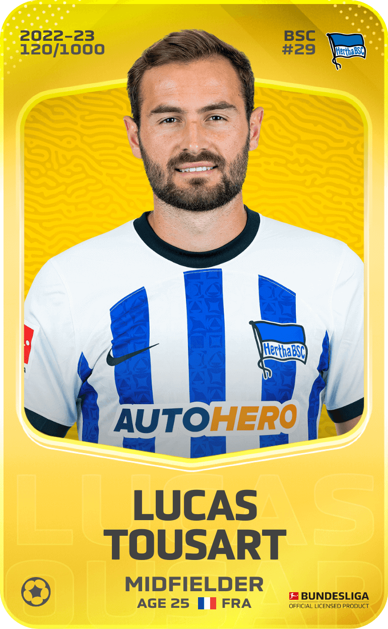 Lucas Tousart 2022-23 • Limited 120/1000
