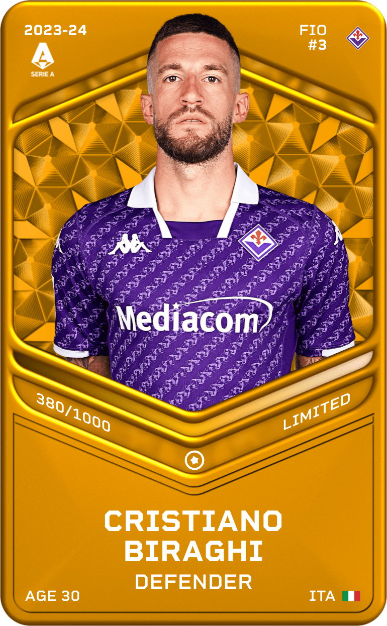 Cristiano Biraghi 2023-24 • Limited 380/1000