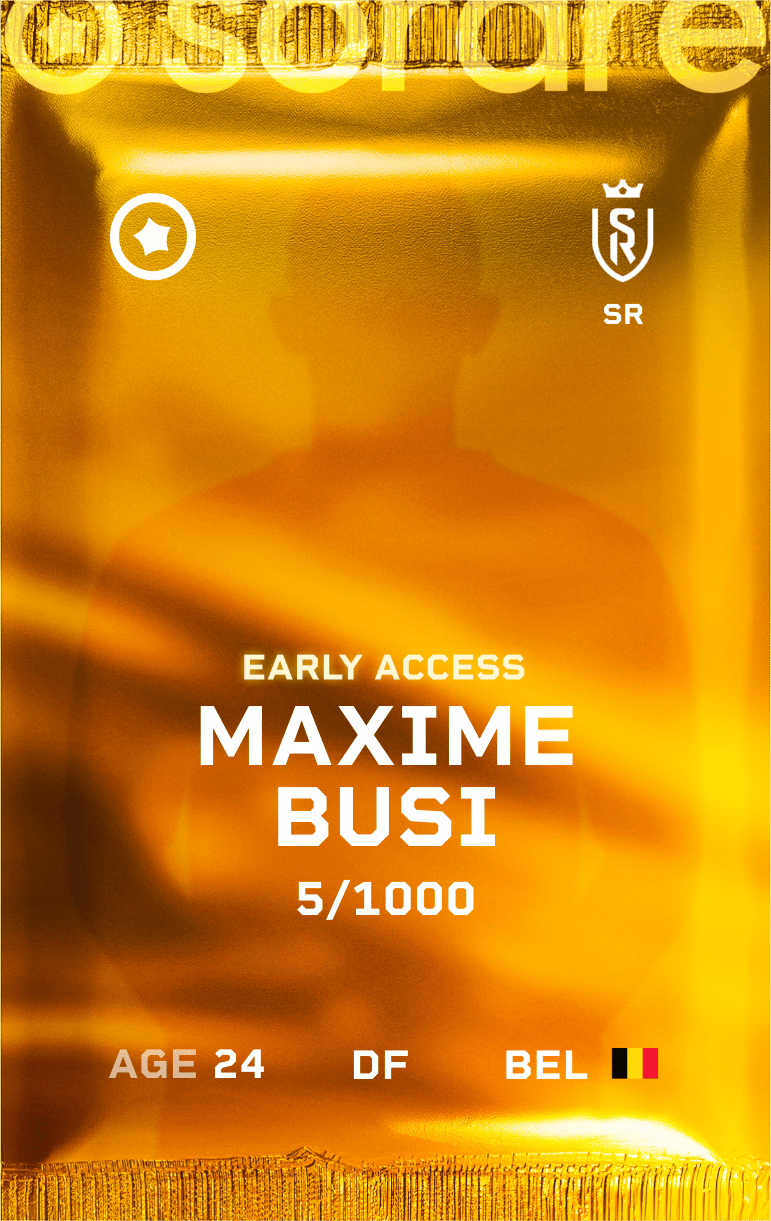 Maxime Busi 2024-25 • Limited 5/1000