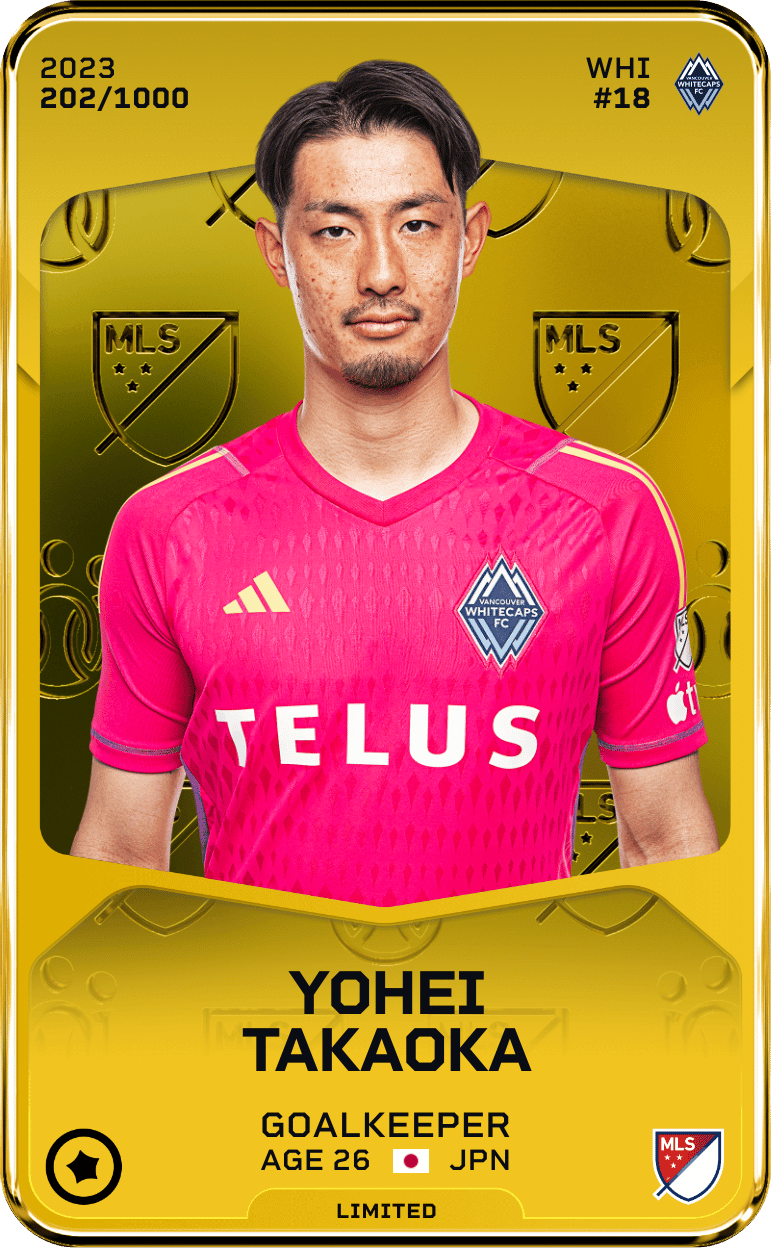 Yohei Takaoka 2023-24 • Limited 202/1000