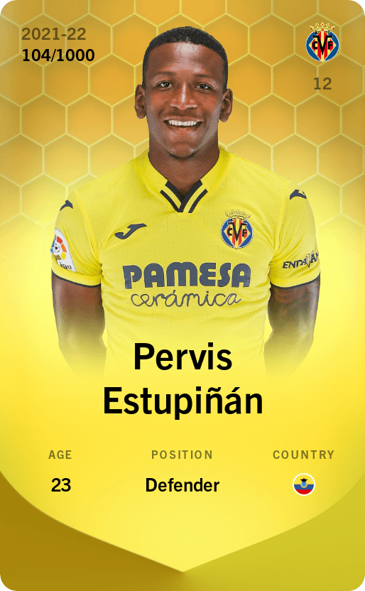 Pervis Estupiñán 2021-22 • Limited 104/1000