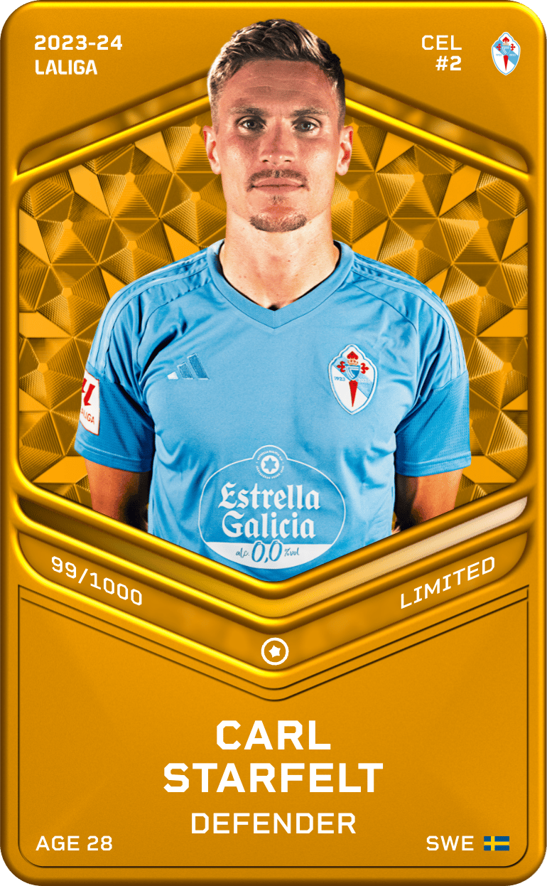 Carl Starfelt 2023-24 • Limited 99/1000