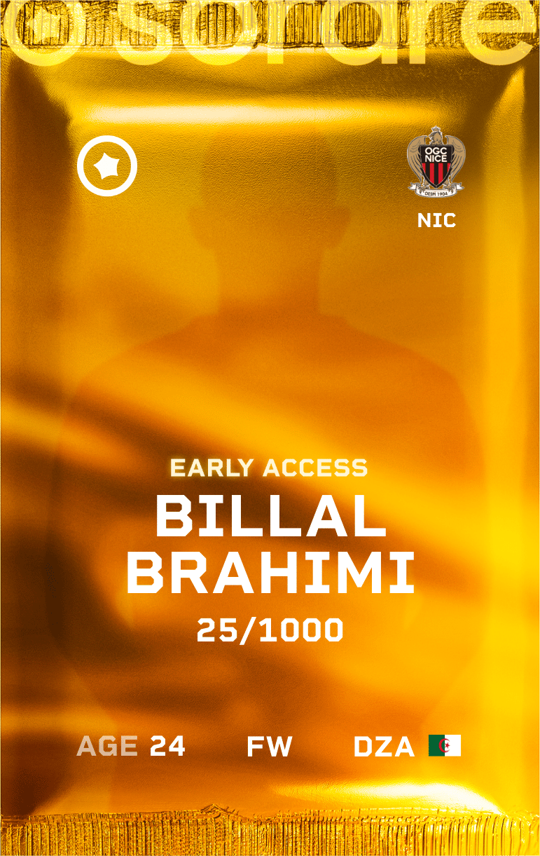 Billal Brahimi 2024-25 • Limited 25/1000