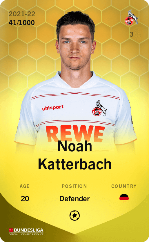 Noah Katterbach 2021-22 • Limited 41/1000