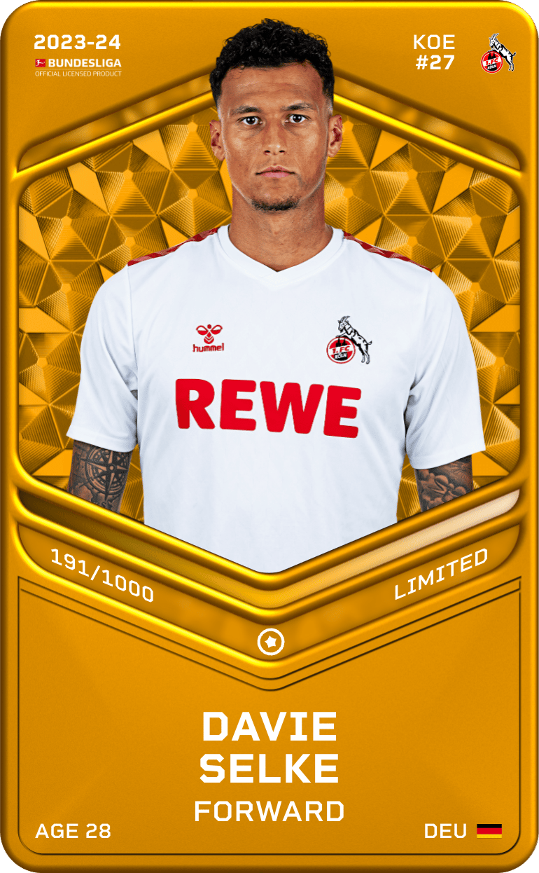 Davie Selke 2023-24 • Limited 191/1000