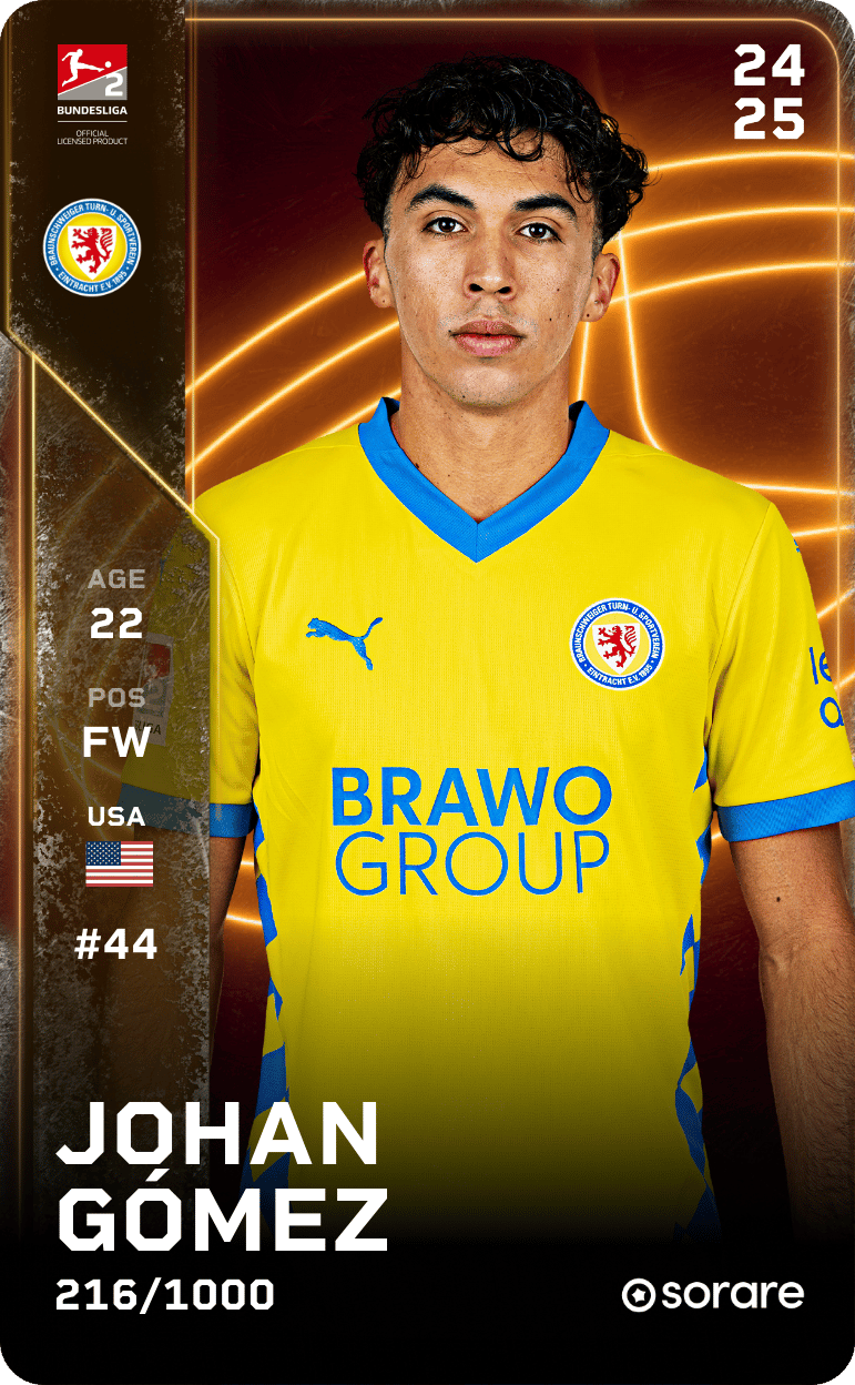 Johan Gómez 2024-25 • Limited 216/1000