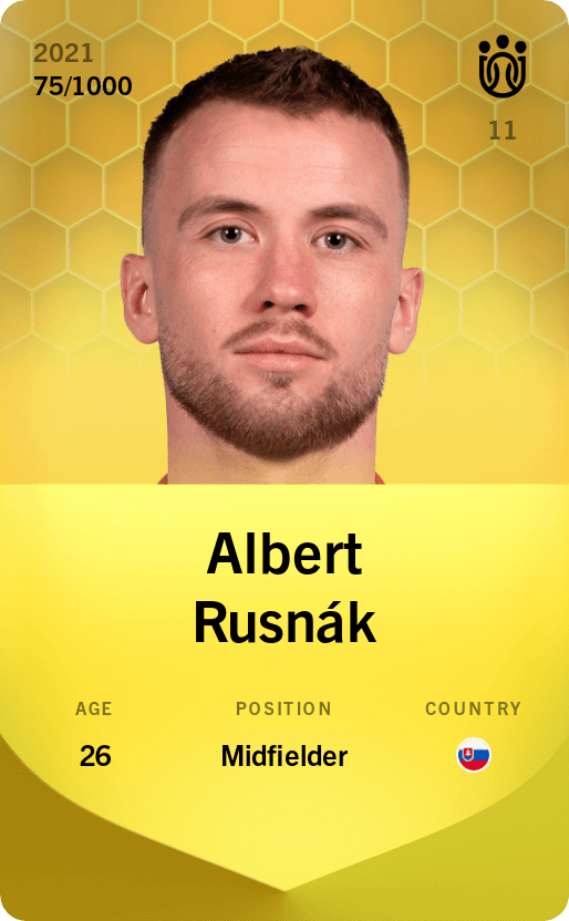 Albert Rusnák 2021-22 • Limited 75/1000