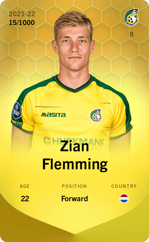 Zian Flemming 2021-22 • Limited 15/1000