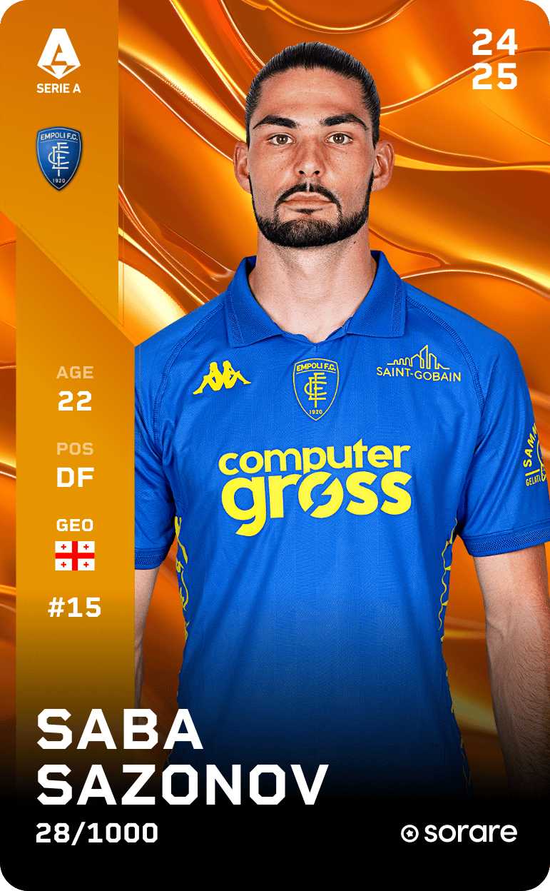 Saba Sazonov 2024-25 • Limited 28/1000