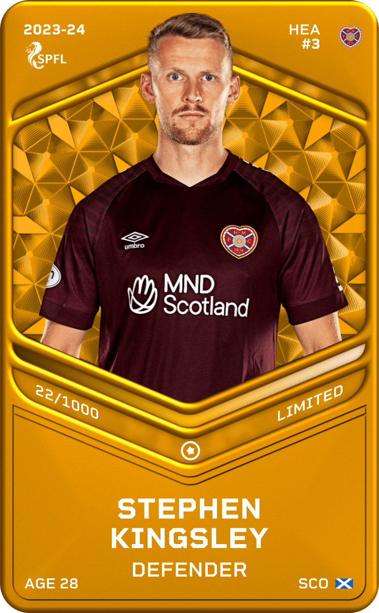 Stephen Kingsley 2023-24 • Limited 22/1000