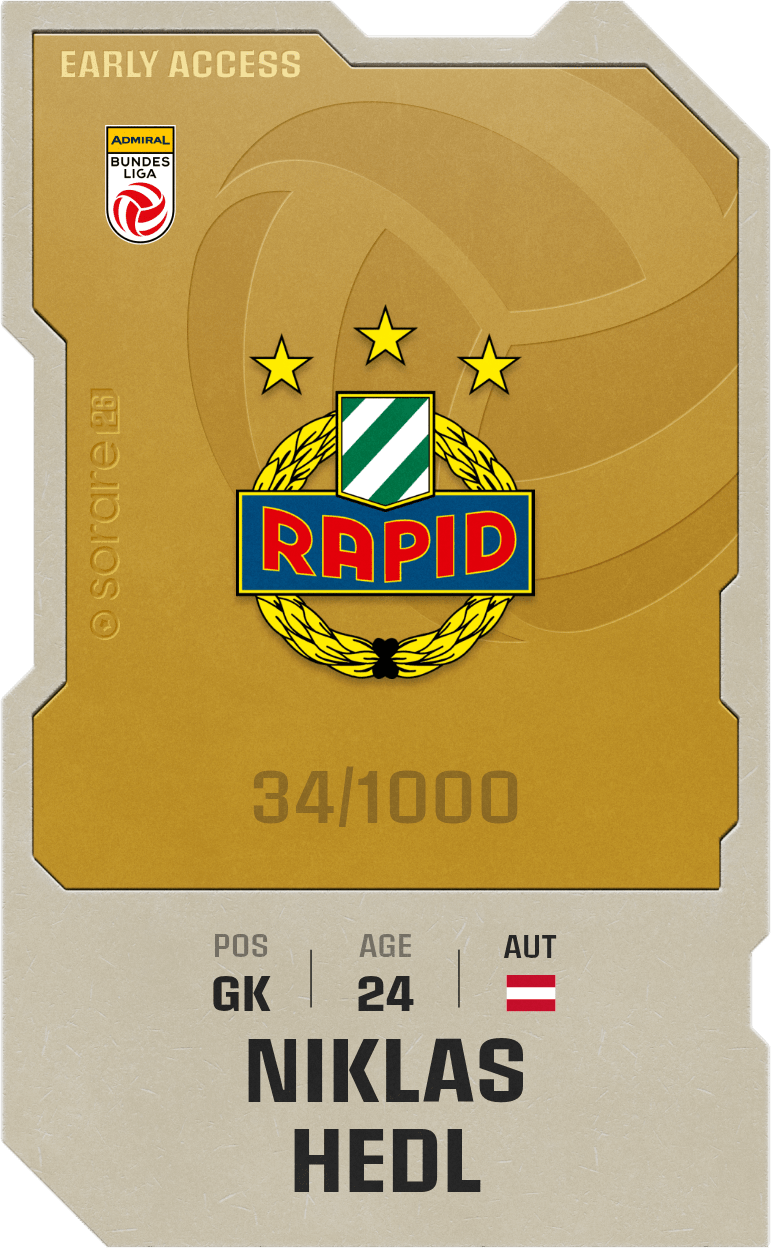 Niklas Hedl 2025-26 • Limited 34/1000