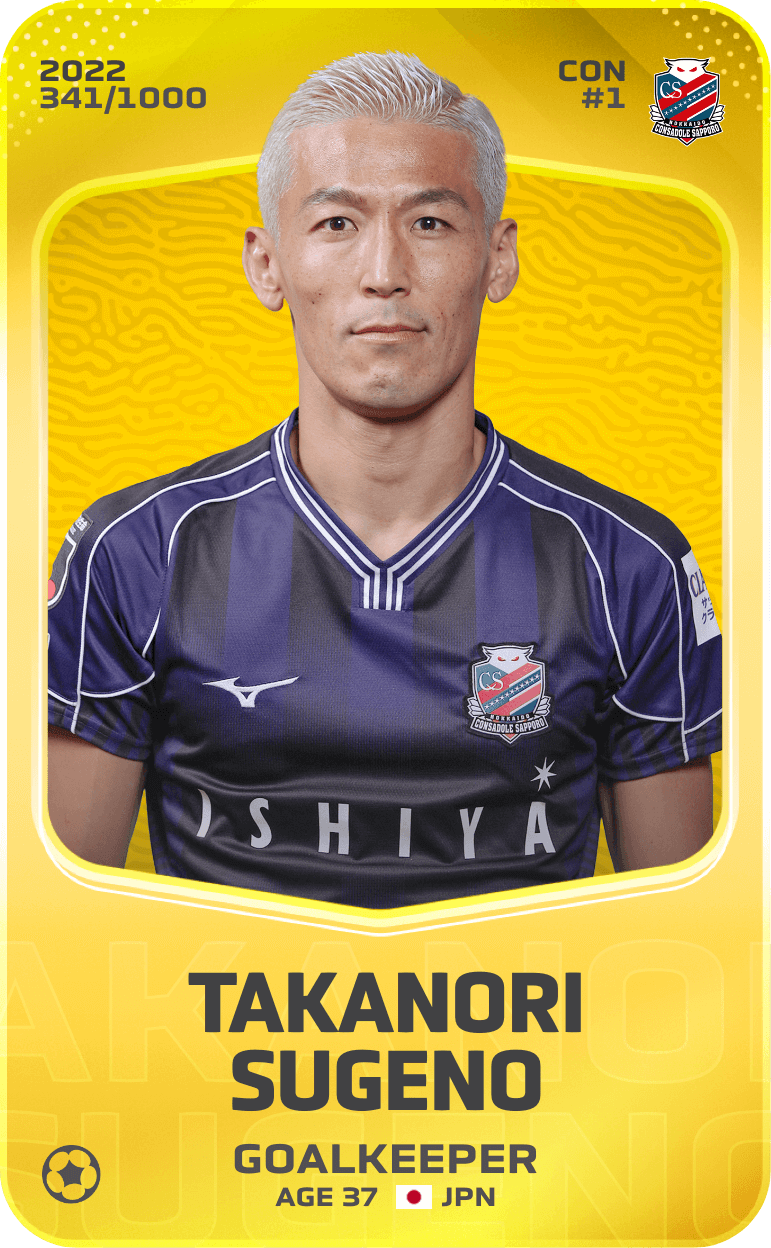 Takanori Sugeno 2022-23 • Limited 341/1000