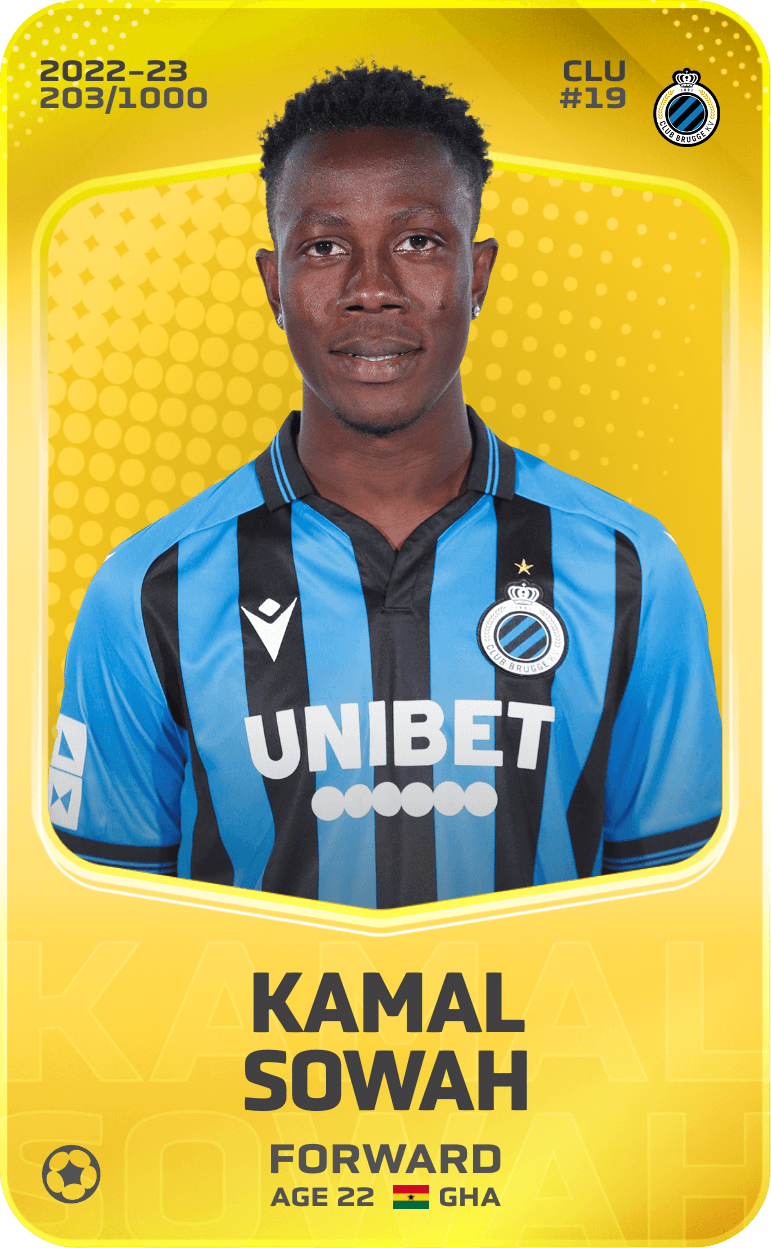 Kamal Sowah 2022-23 • Limited 203/1000