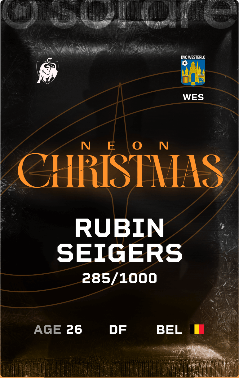 Rubin Seigers 2024-25 • Limited 285/1000