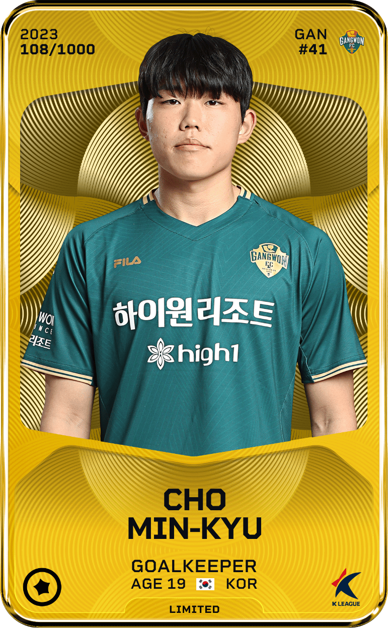 Cho Min-Kyu 2023-24 • Limited 108/1000