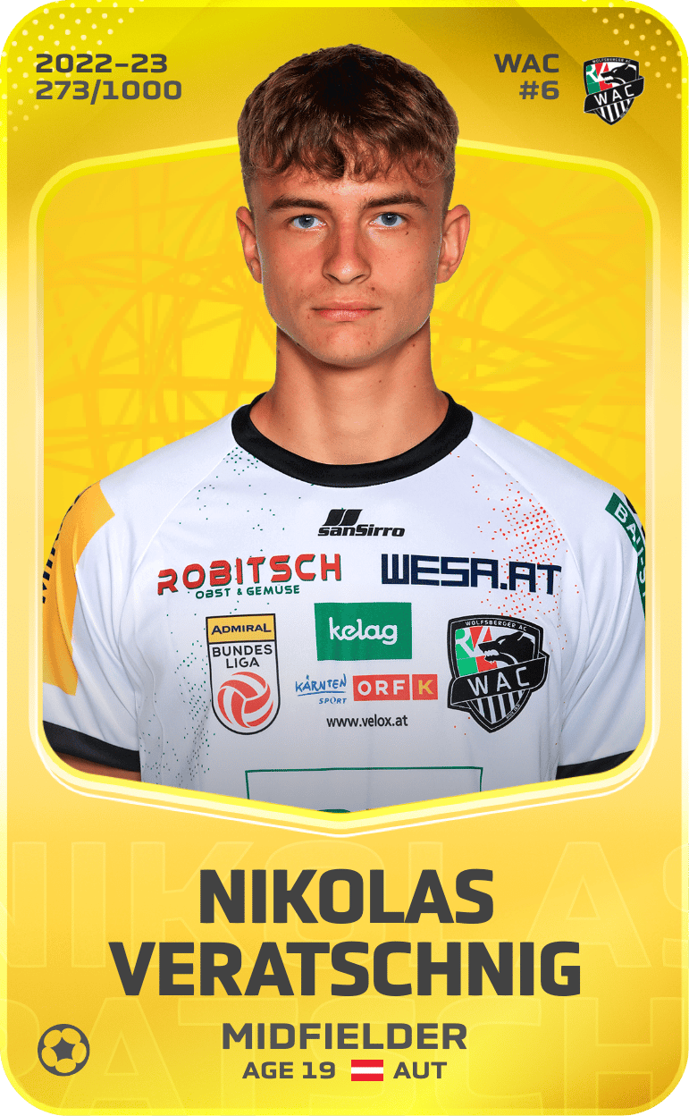 Nikolas Veratschnig 2022-23 • Limited 273/1000
