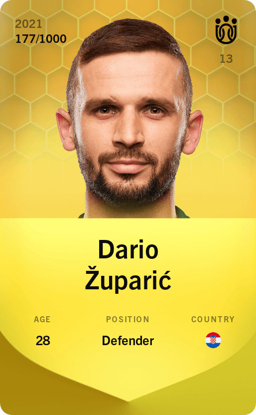 Dario Župarić 2021-22 • Limited 177/1000