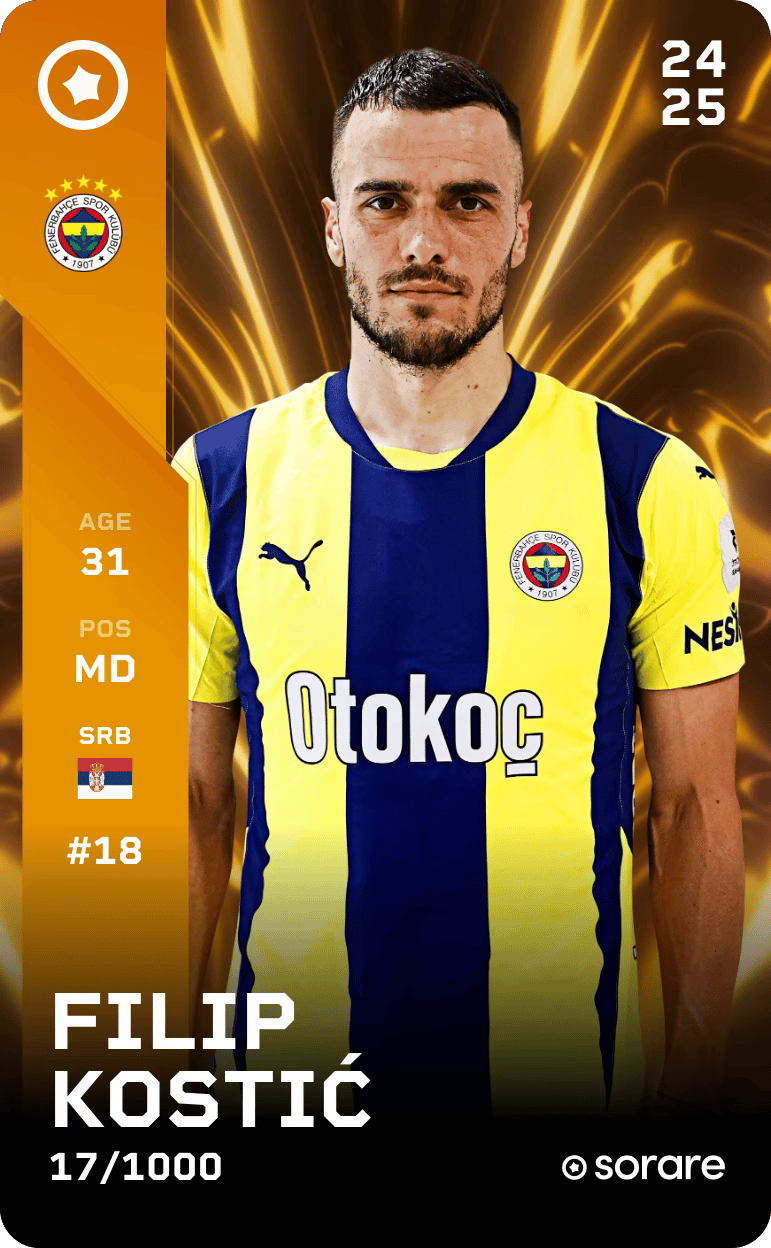 Filip Kostić 2024-25 • Limited 17/1000