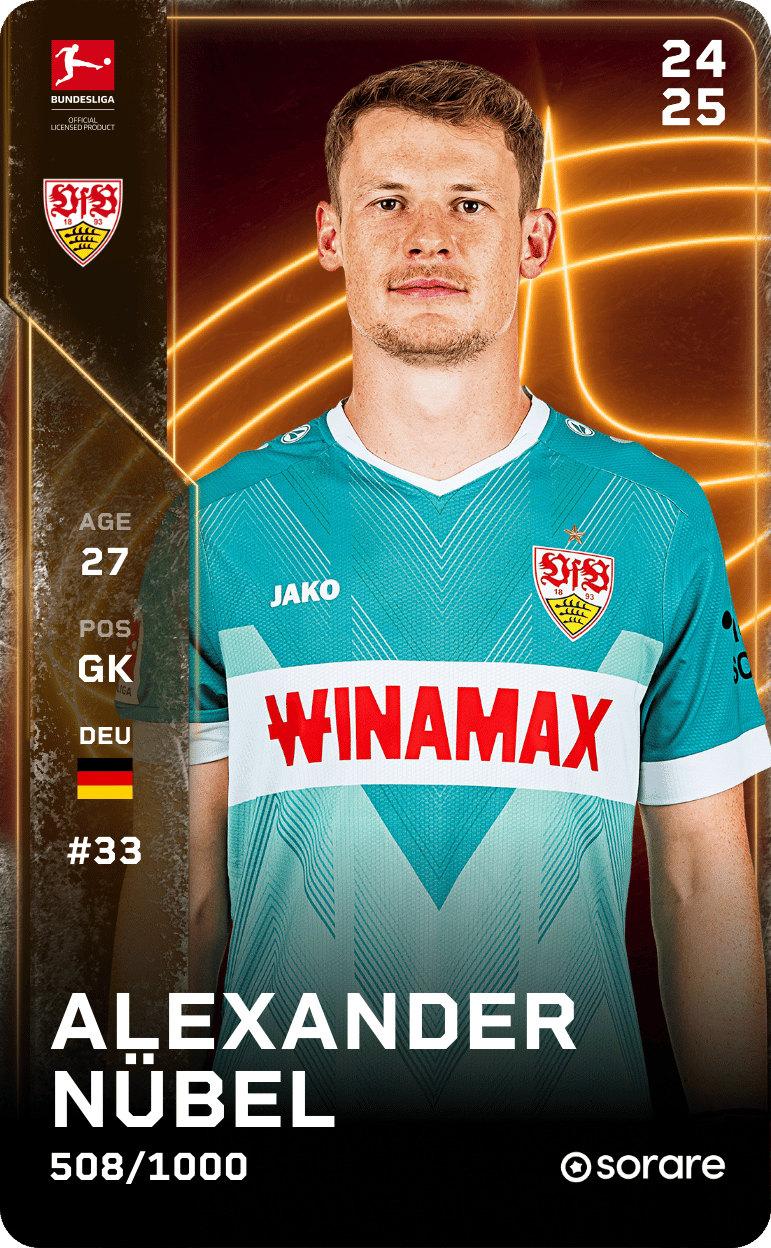 Alexander Nübel 2024-25 • Limited 508/1000