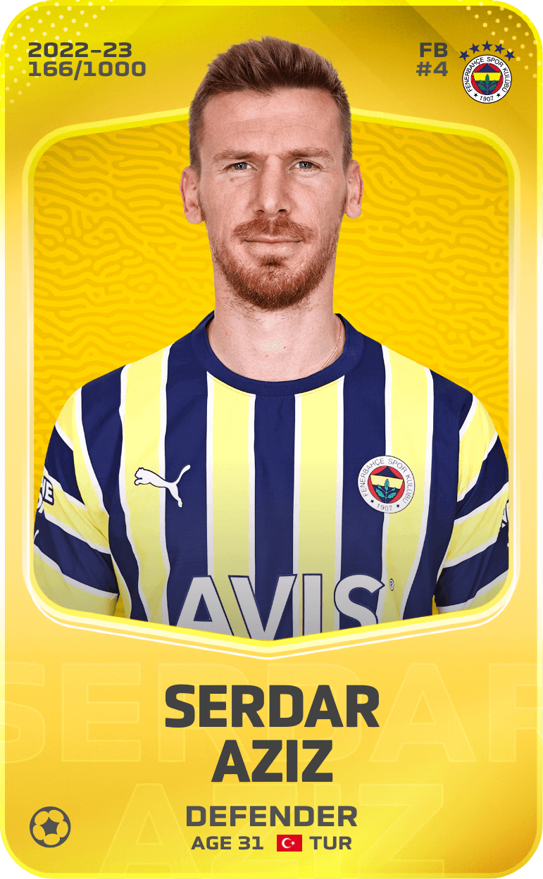 Serdar Aziz 2022-23 • Limited 166/1000