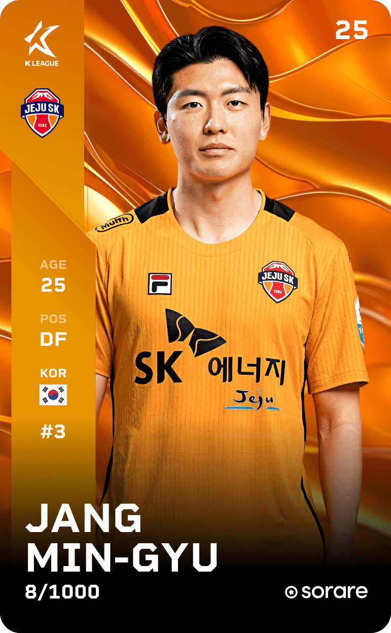 Jang Min-Gyu 2025-26 • Limited 8/1000