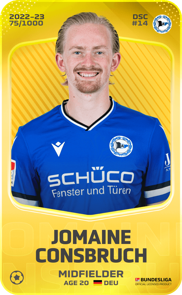 Jomaine Consbruch 2022-23 • Limited 75/1000
