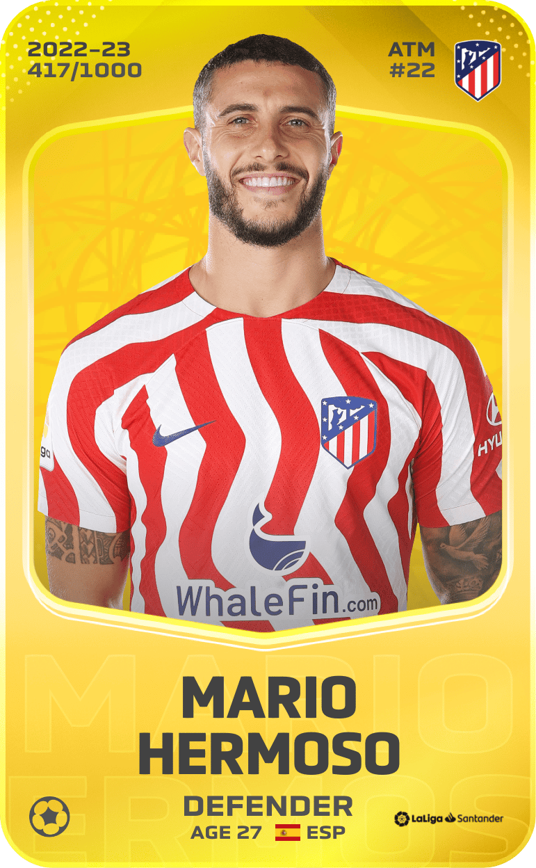 Mario Hermoso 2022-23 • Limited 417/1000