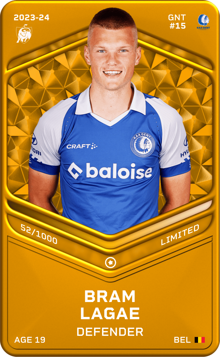Bram Lagae 2023-24 • Limited 52/1000