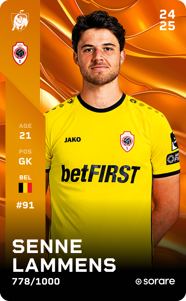 Senne Lammens 2024-25 • Limited 778/1000