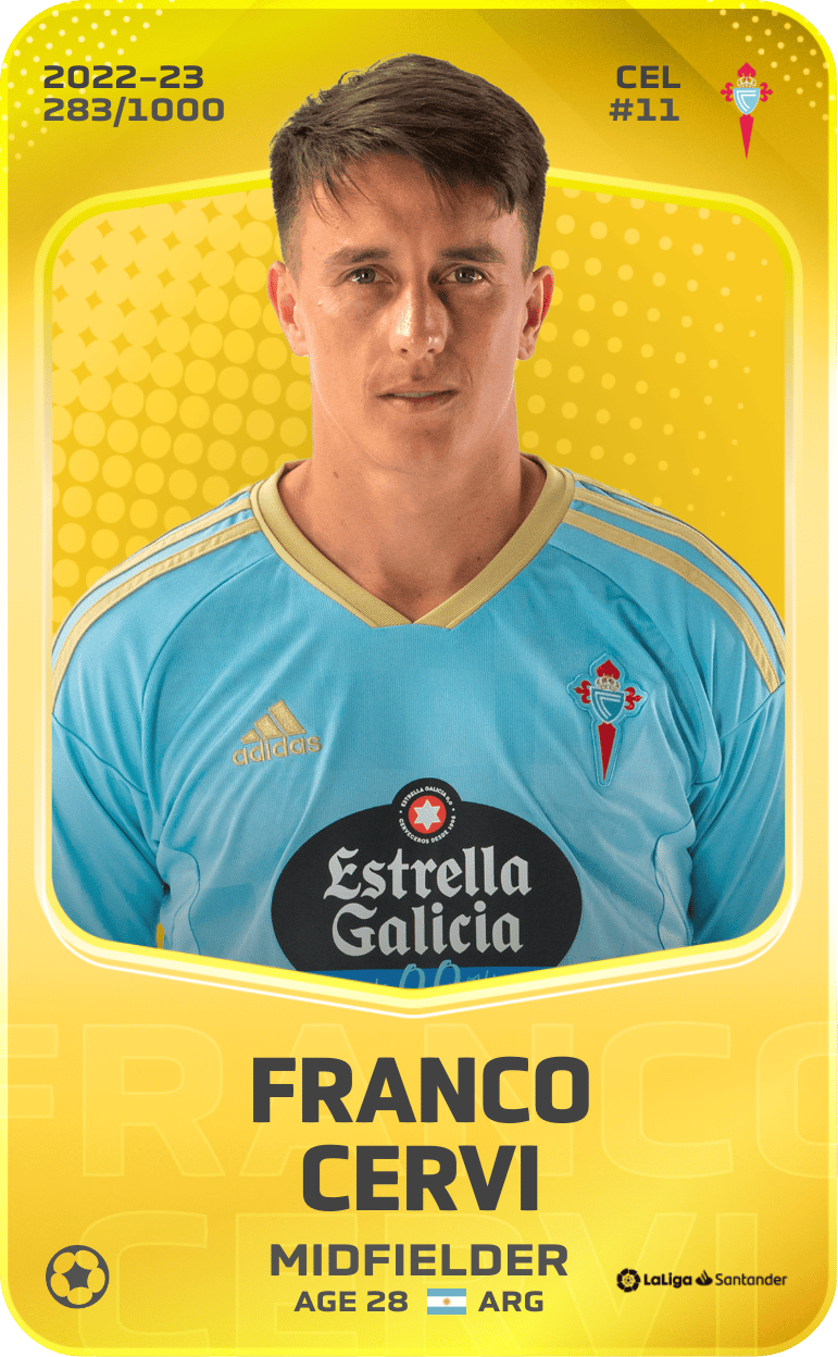 Franco Cervi 2022-23 • Limited 283/1000