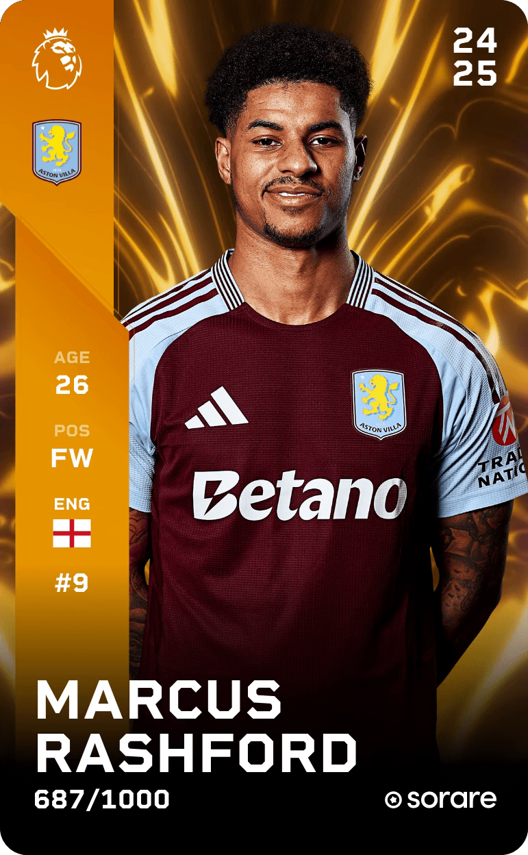 Marcus Rashford 2024-25 • Limited 687/1000