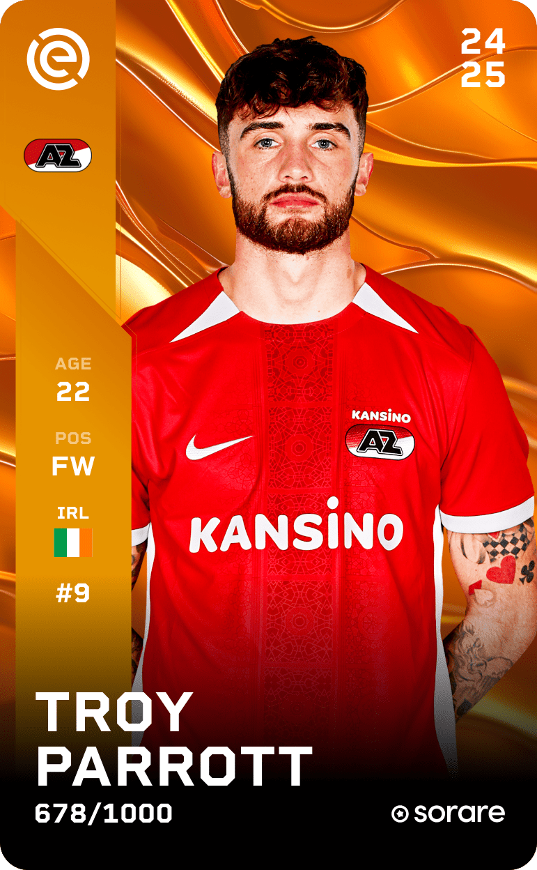 Troy Parrott 2024-25 • Limited 678/1000