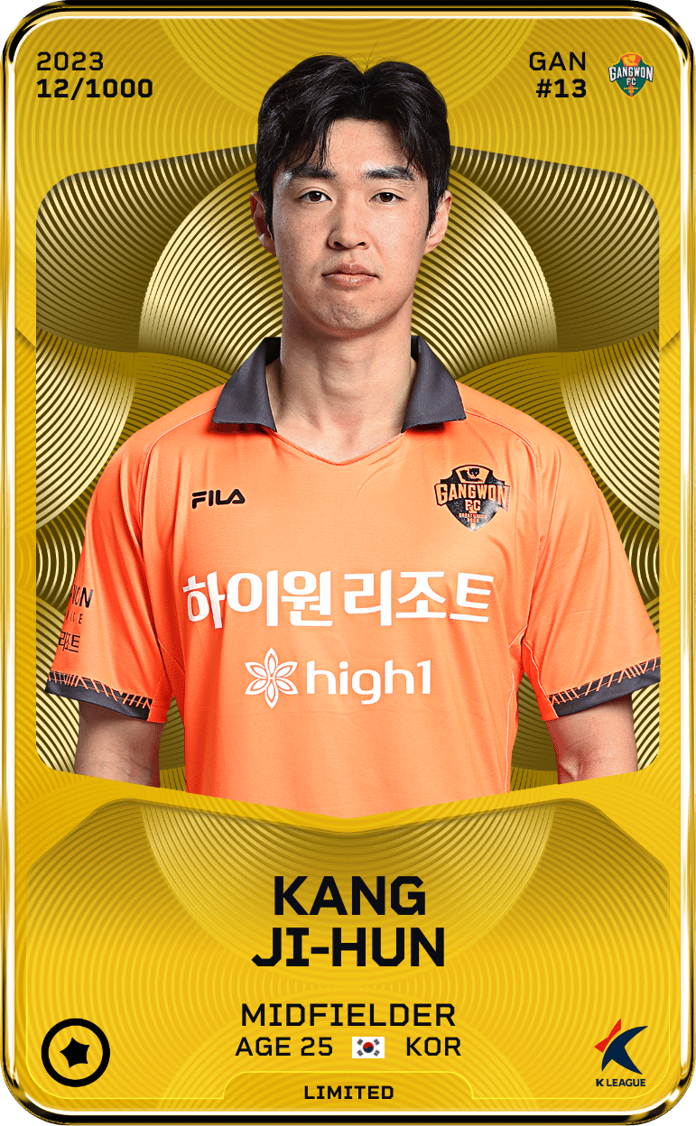 Kang Ji-Hun 2023-24 • Limited 12/1000