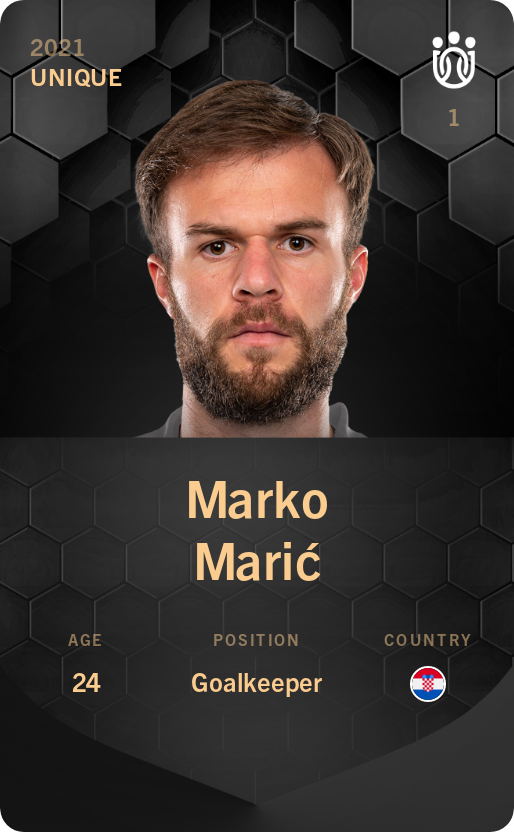 Sorare - Sorare Official - Marko Marić 2021-22 • Unique - NFT # 60700775290134133587302215989063905162393894111596087630242256014806599576897