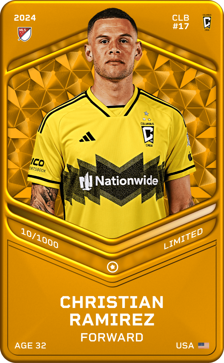 Christian Ramírez 2024-25 • Limited 10/1000
