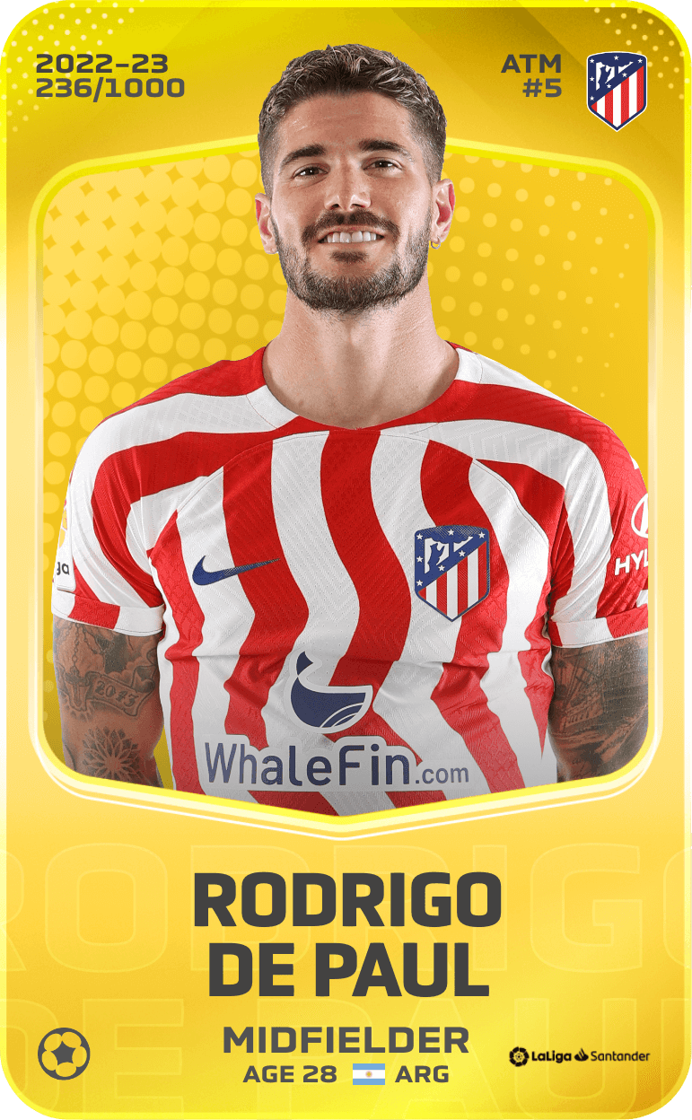 Rodrigo De Paul 2022-23 • Limited 236/1000