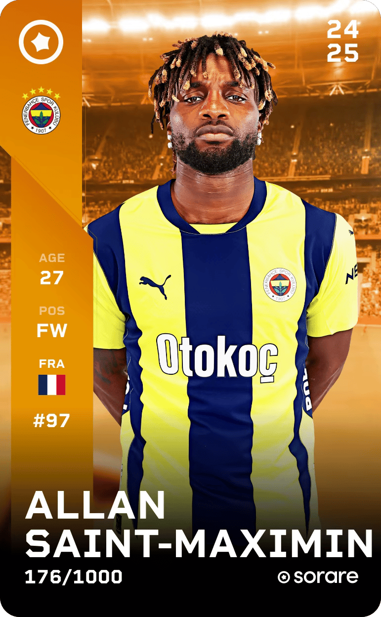 Allan Saint-Maximin 2024-25 • Limited 176/1000