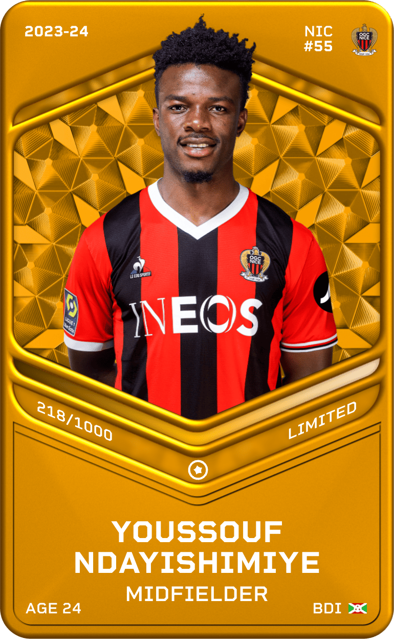 Youssouf Ndayishimiye 2023-24 • Limited 218/1000