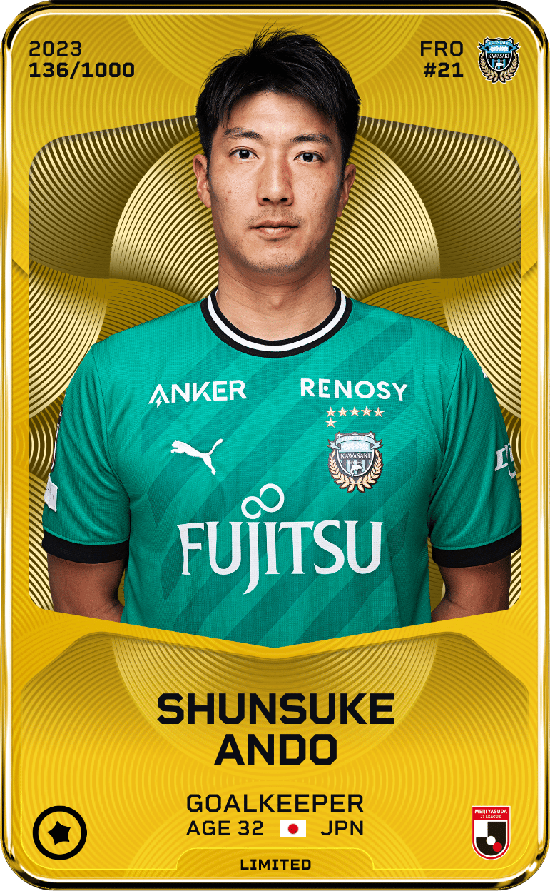 Shunsuke Ando 2023-24 • Limited 136/1000