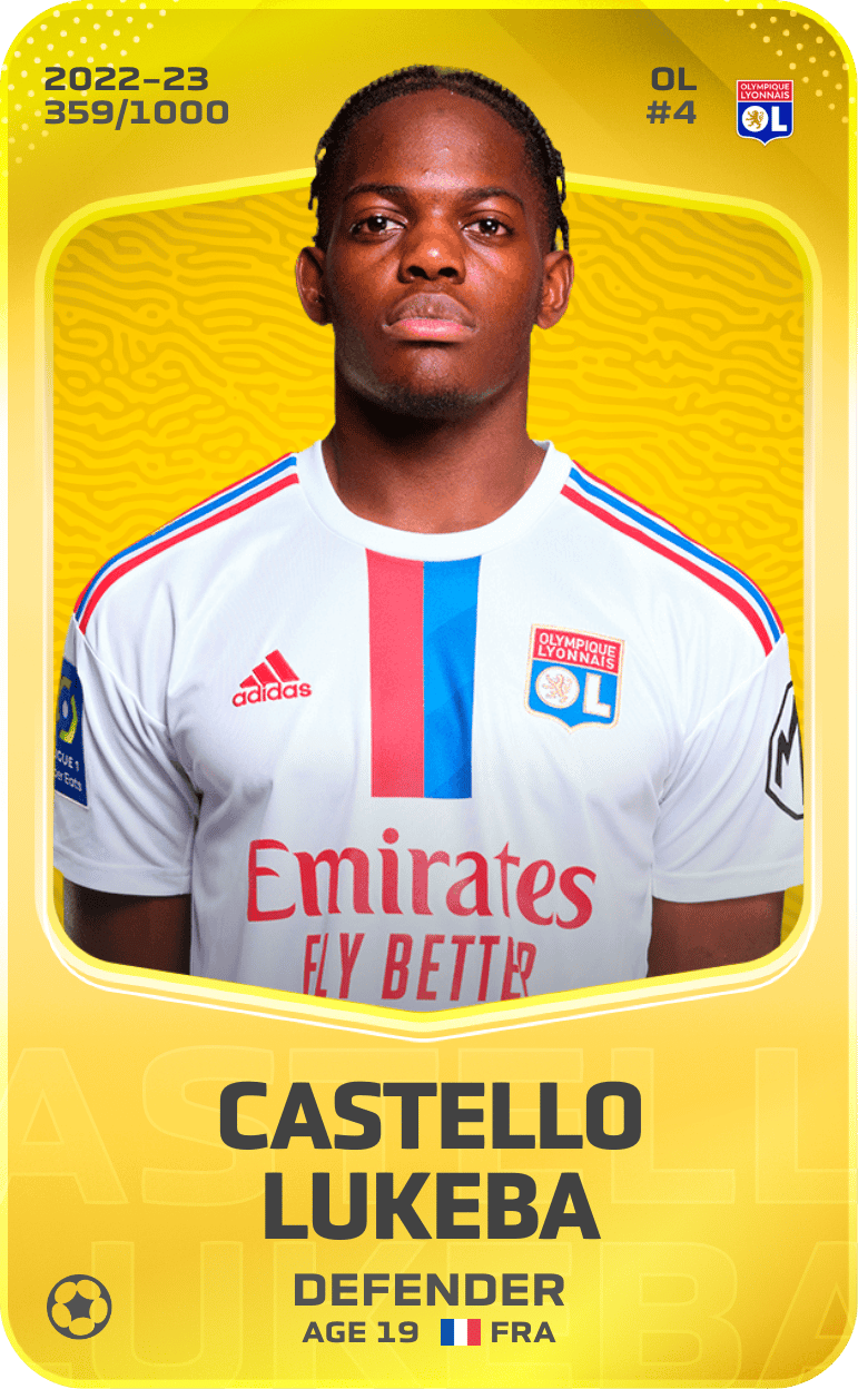 Castello Lukeba 2022-23 • Limited 359/1000