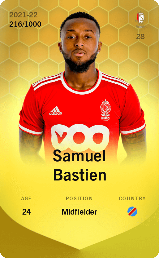 Samuel Bastien 2021-22 • Limited 216/1000