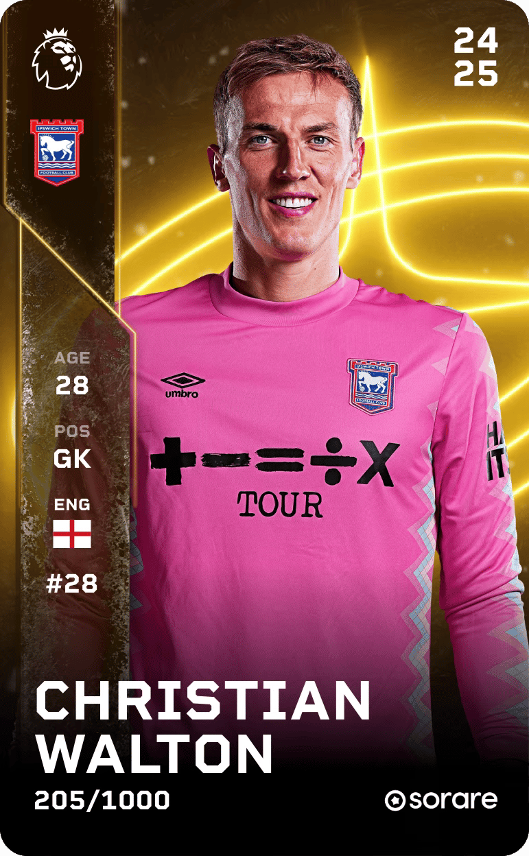 Christian Walton 2024-25 • Limited 205/1000