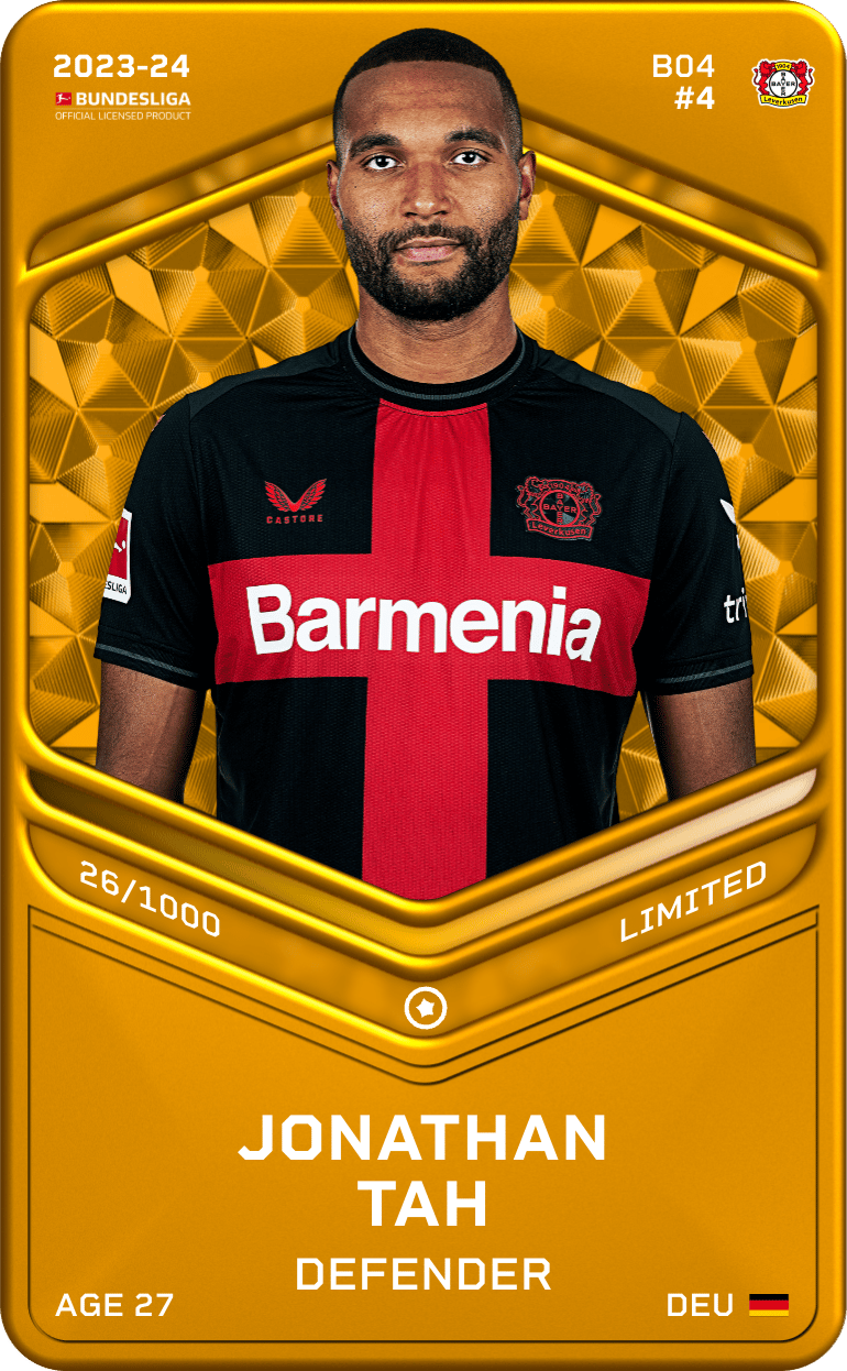 Jonathan Tah 2023-24 • Limited 26/1000