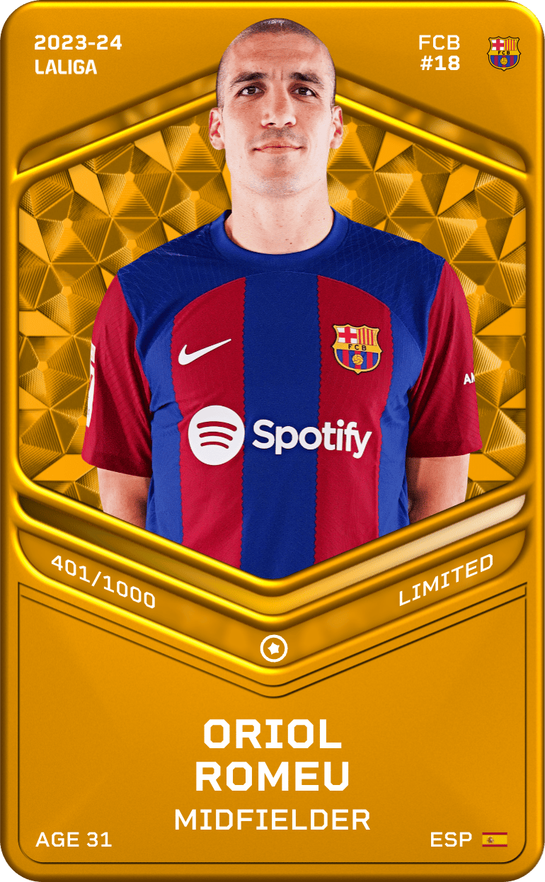Oriol Romeu 2023-24 • Limited 401/1000