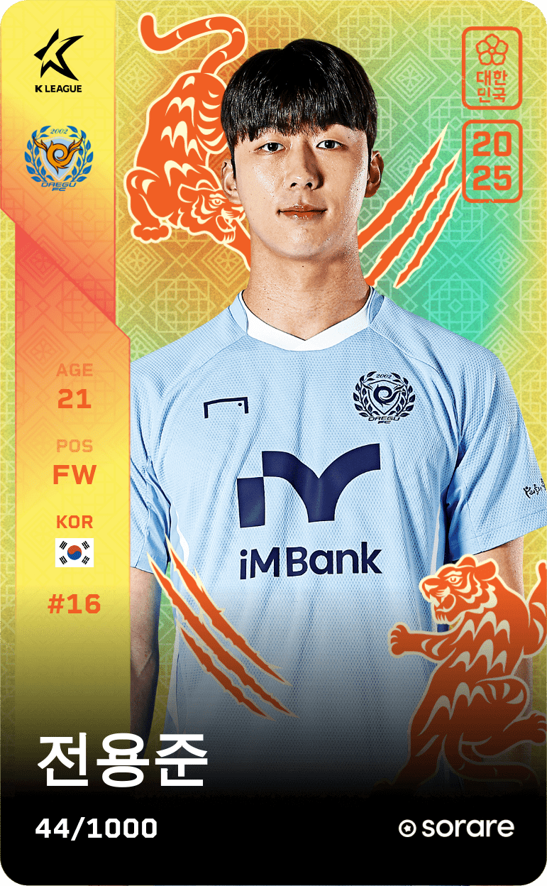 Jeon Yong-Jun 2025-26 • Limited 44/1000