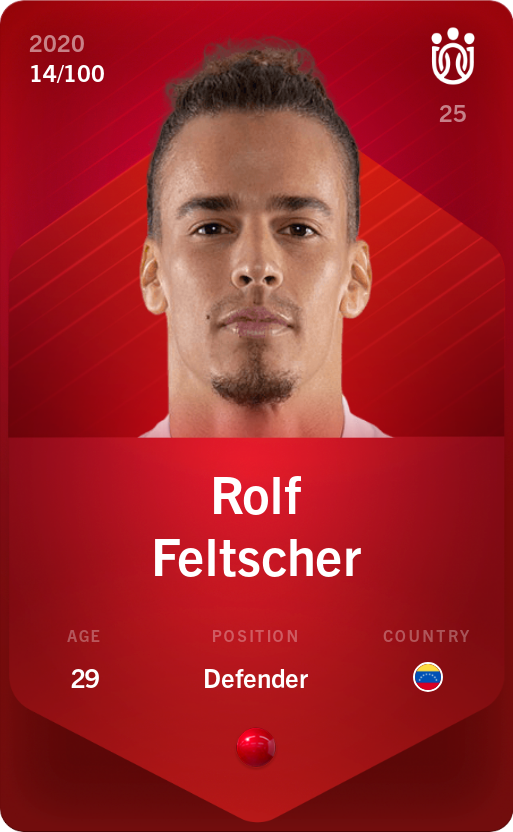 Sorare - Sorare Official - Rolf Feltscher 2020-21 • Rare 14/100 - NFT # 63374815478354476587537762656368067819414885869715689878701717110985465160183