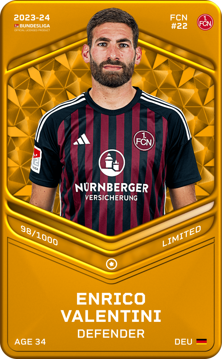 Enrico Valentini 2023-24 • Limited 98/1000