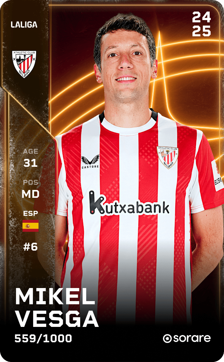 Mikel Vesga 2024-25 • Limited 559/1000